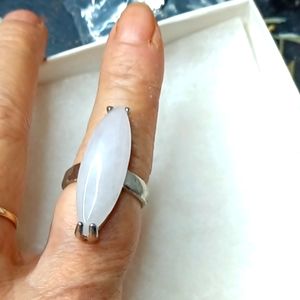 Authentic rose Quartz ring fashionable ring